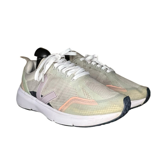 ***SOLD*** Womens Veja Condor 2 Alveomesh Natural Parme Sneakers Size 9 - Picture 3 of 6